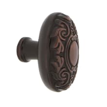 Victorian 1-3/4 Inch Oval Cabinet Knob