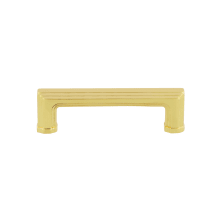 Carre 3" Center to Center Contemporary Cabinet Handle - Cabinet Pull - Solid Brass