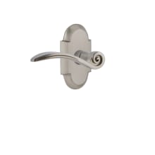 Swan Right Handed Non-Turning One-Sided Door Lever with Cottage Rose