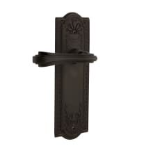 Fleur Right Handed Non-Turning One-Sided Door Lever with Meadows Rose