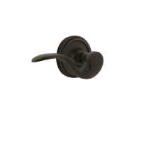 Manor Left Handed Non-Turning One-Sided Door Lever with Classic Rose