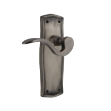 Manor Non-Turning One-Sided Door Lever with Prairie Rose