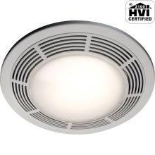 100 CFM 5.0 Sone Ceiling Mounted HVI Certified Bath Fan with Light