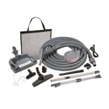 Central Vacuum Electronic Carpet and Bare Floor Combination Attachment Set with Pigtail 120V Cord