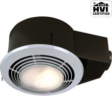 110 CFM 3 Sone Ceiling Mounted HVI Certified Bath Fan with Light and Night Light from the QT Collection