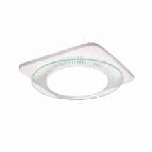 110 CFM 0.7 Sone Ceiling Mounted Energy Star Rated and HVI Certified Bath Fan with LED Lighting, Night Light and Rounded Glass from the QT Collection