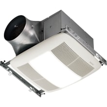 80 CFM 0.3 Sone Ceiling Mounted Energy Star Rated and HVI Certified Bath Fan with Light, Night Light and Reducer from the ULTRA GREEN Collection