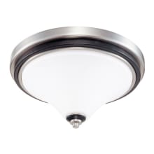 Two Light Down Lighting Flush Mount Ceiling Fixture from the Keen Collection