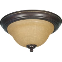 Castillo 2 Light 13-1/4" Wide Flush Mount Bowl Ceiling Fixture