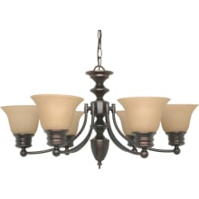 Empire 6 Light 26" Wide Chandelier