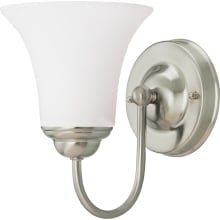 Dupont Single Light 6" Wide Bathroom Sconce with Frosted Glass Shade