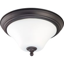 Dupont 2 Light 15" Wide Flush Mount Bowl Ceiling Fixture