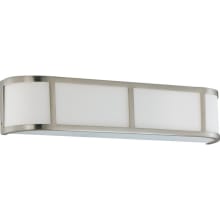 Odeon 3 Light 5" Tall Wall Sconce with Frosted Glass Shade