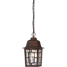 Banyan Outdoor Mini Pendant with Glass Panel Shades