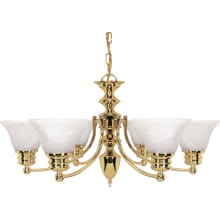 Empire 6 Light 26" Wide Chandelier