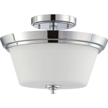 Bento 2 Light 13" Wide Semi-Flush Ceiling Fixture