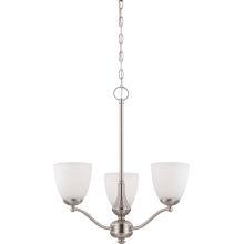 Patton 3 Light 21" Wide Chandelier