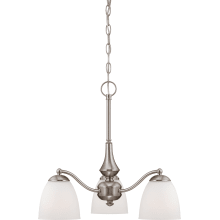 Patton 3 Light 21" Wide Chandelier