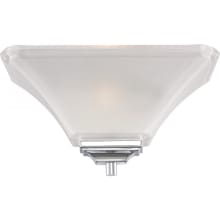 Parker Single Light 6-3/4" Tall Wall Sconce with Frosted Glass Shade