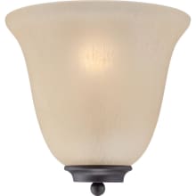 Empire Single Light 9-5/8" Tall Wall Sconce with Seedy Glass Shade