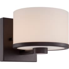 Celine Single Light 5-3/8" Wide Bathroom Sconce with Frosted Glass Shade