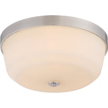 Laguna 3 Light 15-1/8" Wide Flush Mount Bowl Ceiling Fixture