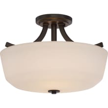 Laguna 2 Light 15-1/4" Wide Semi-Flush Bowl Ceiling Fixture