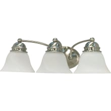 Empire 3 Light 21" Wide Bathroom Vanity Light with Glass Shades