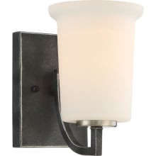 Chester Single Light 5-1/8" Wide Bathroom Sconce with Frosted Glass Shade