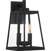 Halifax 2 Light 14" Tall Outdoor Wall Sconce