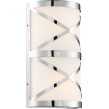 Sylph 2 Light 13" Tall Bathroom Sconce