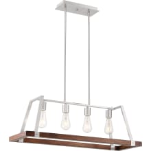 Outrigger 4 Light 32" Wide Linear Chandelier