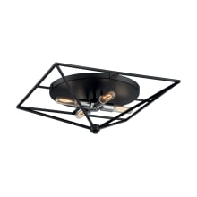 Legend 4 Light 22" Wide Semi-Flush Ceiling Fixture