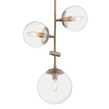 Sky 3 Light 15" Wide Chandelier