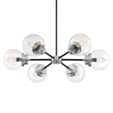 Axis 6 Light 30" Wide Chandelier