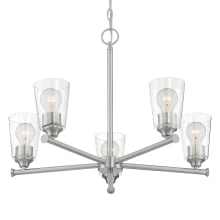 Bransel 5 Light 25" Wide Chandelier