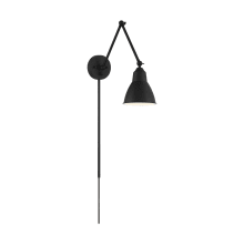 Fulton 10" Tall Wall Sconce With Swing Arm