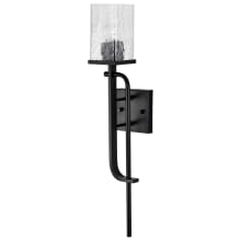 Terrace 24" Tall Bathroom Sconce with Rectangle Shade