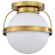 Lakeshore 10" Wide Semi-flush Globe Ceiling Fixture