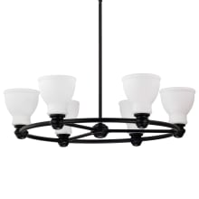 Russel 6 Light 28" Wide Ring Chandelier