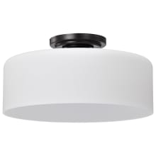 Warren 14" Wide Semi-flush Drum Ceiling Fixture