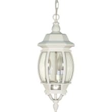 Central Park 3 Light 7-3/8" Wide Outdoor Mini Pendant with Clear Glass Shade