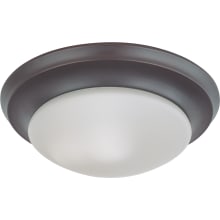 Single Light 11-1/2" Wide LED Flush Mount Bowl Ceiling Fixture