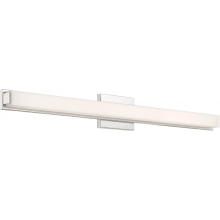 Single Light 36" Wide Integrated LED Bath Bar with Frosted Shade