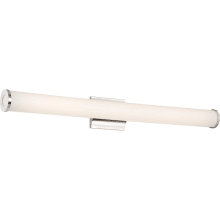 Saber Single Light 37-1/2" Wide Integrated LED Bath Bar with 3000K Warm White LED Lamping