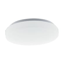 12" Wide LED Flush Mount Drum Ceiling Fixture - CCT Selectable with Microwave Sensor