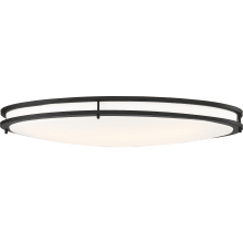 Glamour 33" Wide LED Flush Mount Bowl Ceiling Fixture with a Polymer Shade