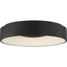 Orbit Single Light 24" Wide Integrated LED Flush Mount Drum Ceiling Fixture