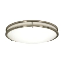 Glamour 24" Wide LED Flush Mount Ceiling Fixture with Adjustable Color Temperature