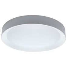 Selene 17" Wide Flush Mount Drum Ceiling Fixture